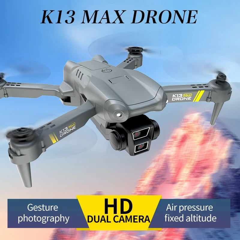 2025 K13 Mini Drone 8K Profesional 4K HD Camera Obstacle Avoidance Aerial Photography 5G 10Km Foldable Quadcopter Toy Sell Apron