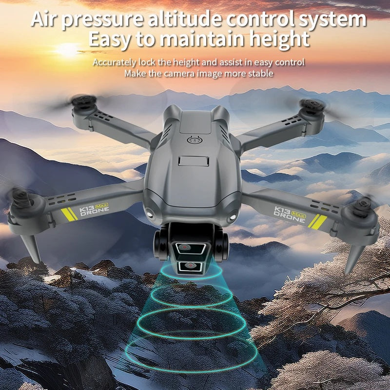 2025 K13 Mini Drone 8K Profesional 4K HD Camera Obstacle Avoidance Aerial Photography 5G 10Km Foldable Quadcopter Toy Sell Apron