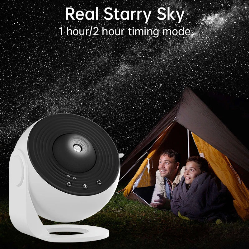 Night Light Galaxy Projector Starry Sky Projector 360 Rotate Planetarium Lamp For Kids Bedroom Valentines Day Gift Wedding Deco.