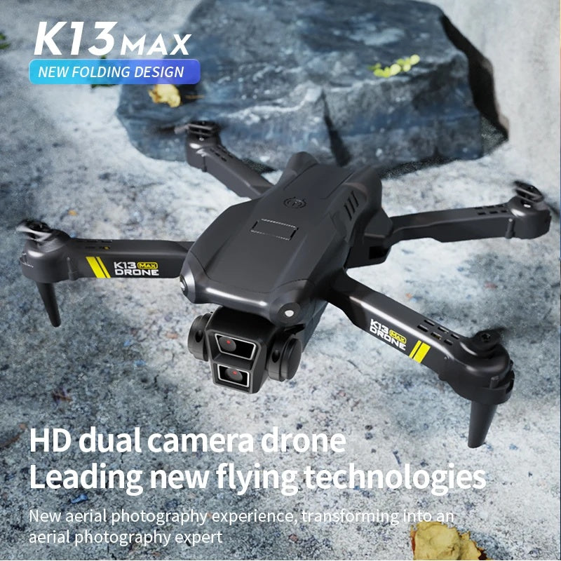 2025 K13 Mini Drone 8K Profesional 4K HD Camera Obstacle Avoidance Aerial Photography 5G 10Km Foldable Quadcopter Toy Sell Apron